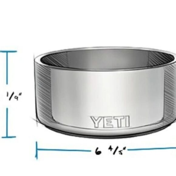 Yeti 4C. Boomer Dog Bowl- Black - Picture 6 of 10